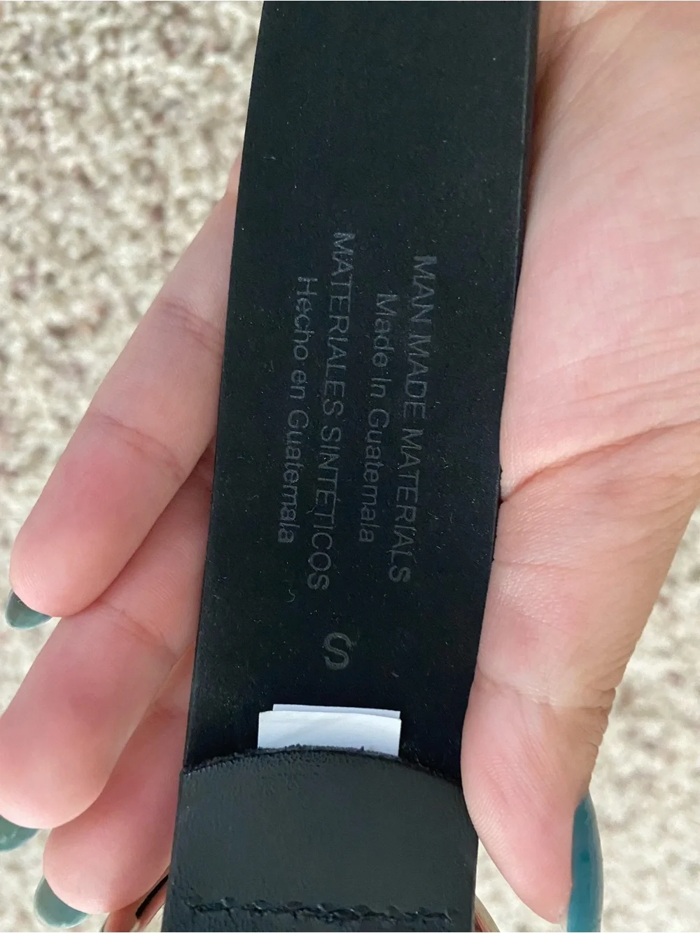 Target Black Women's Smooth Belt with Silver Round Buckle